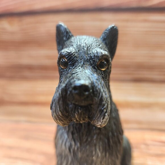 Art Collectibles Other - Black/Gray Schnauzer Dog Figurine 4 inch Adopt-A-Pet by Art Collectibles
